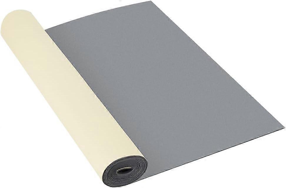 79x16 Inch EVA Foam Rubber Roll Adhesive 1mm Gray Adhesive Foam Padding Soundproof DIY Project Sheet for Cosplay Padding DIY Project Gaskets Costume C