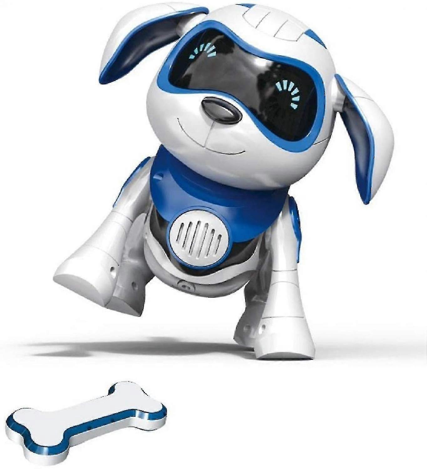 Mini Ai Robot Dog With Magent Bone, Smart Interactive Puppy Pet Electronic Robotic Dogs Toy For Aged