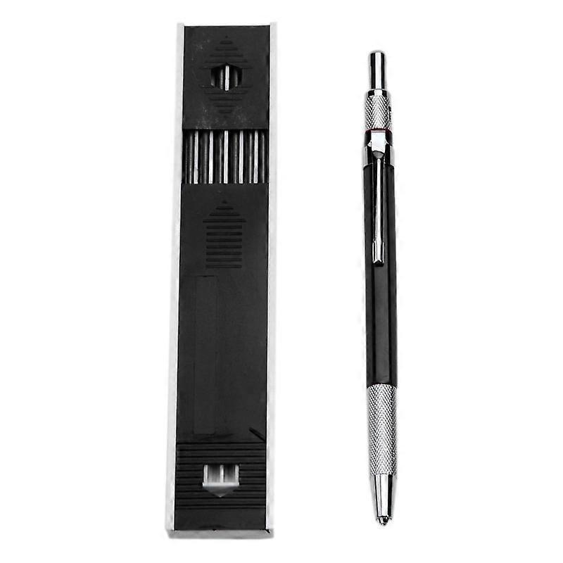 2.0mm Mechanical Pencil Lead Pencil for Draft Drawing Carpenter Crafting Art Sketching with 12 Pcs