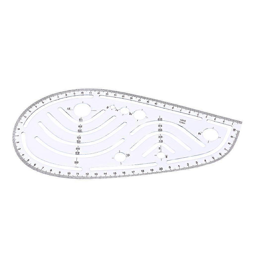 Plastic Sewing Square Curve Ruler Tailor Drawing Craft Tool Diy Supply Tool