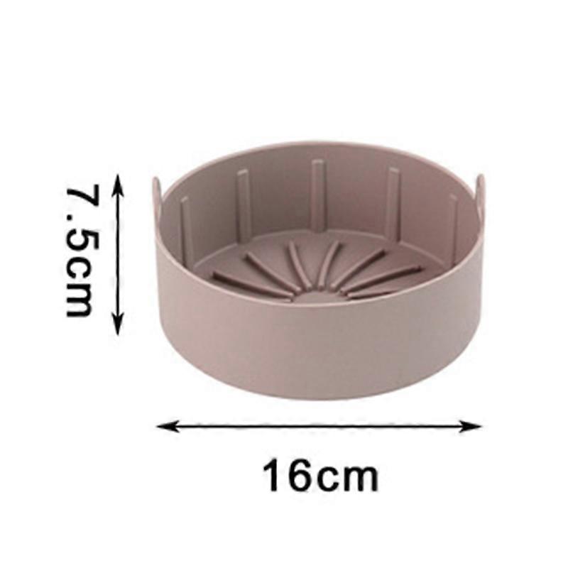 Silicone Air Fryer with Handle Round and Square Silicone Basket Food Safe Easy to Clean Air