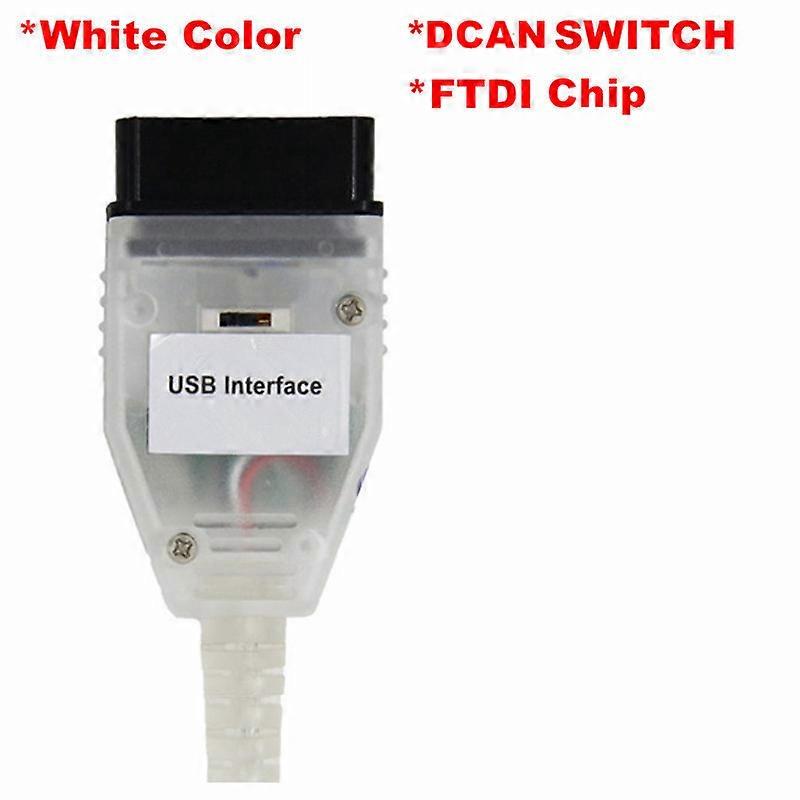For BMW DCAN Cable Ediabas K+DCAN Interface New FTDI For BMW Series With Switch OBD2 20Pin Diagnosis Easier to Operate
