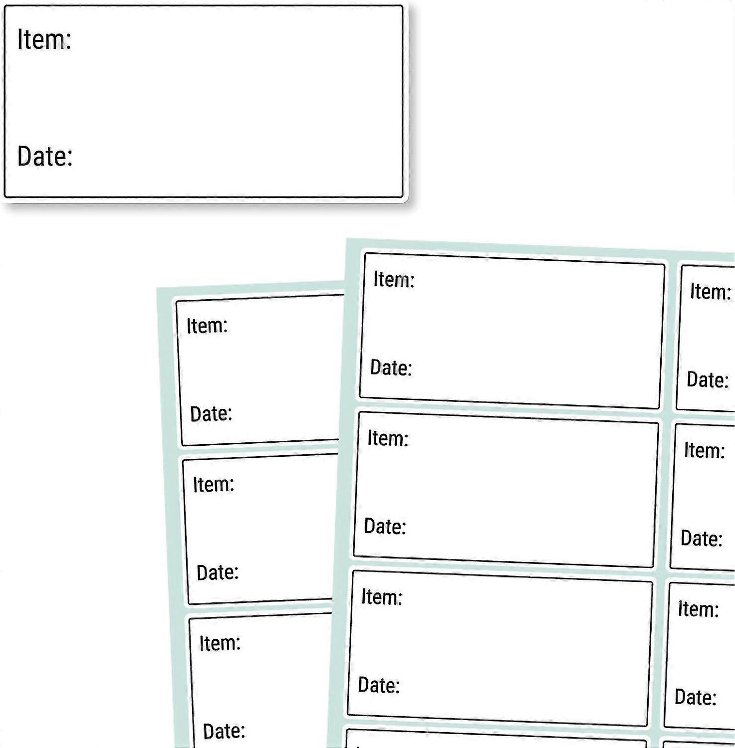 200 Labels, Removable Freezer Food Date Labels Stickers - 5 X 2.5cm