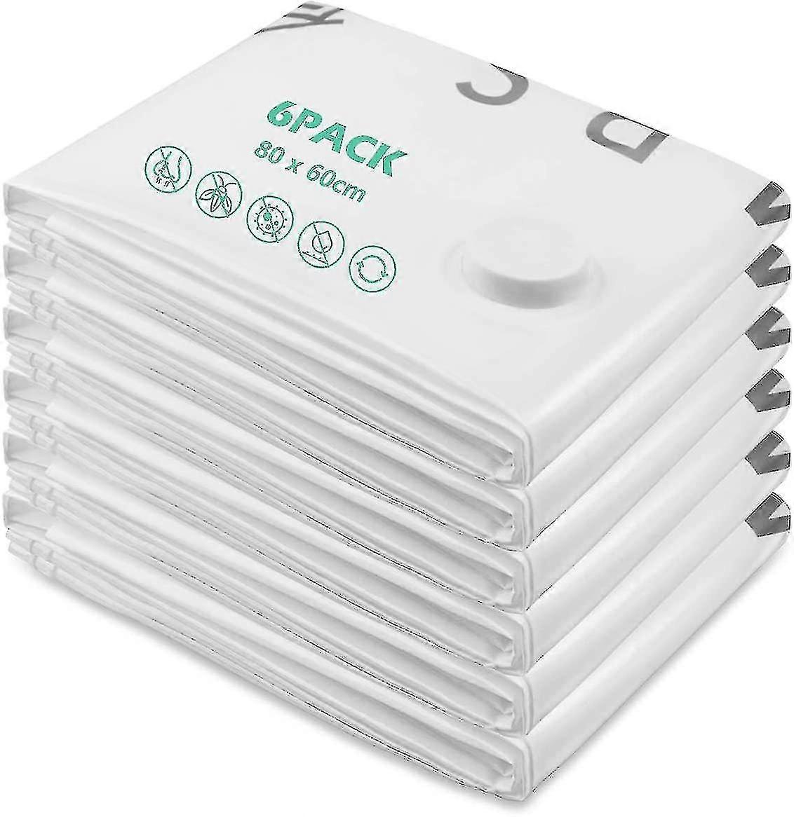 Vakuum förvaringsväskor för kläder 6st