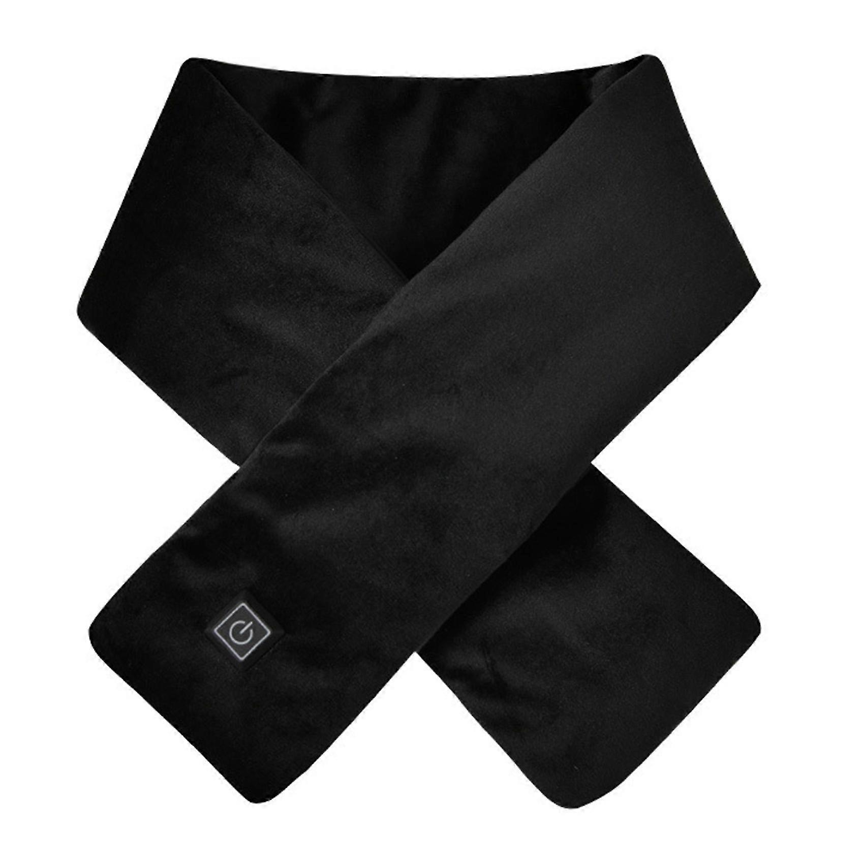 Winter Electric Heated Scarf 5v 3 Level Adjustable Temperature Scarf Usb Charging Heat Control Neck