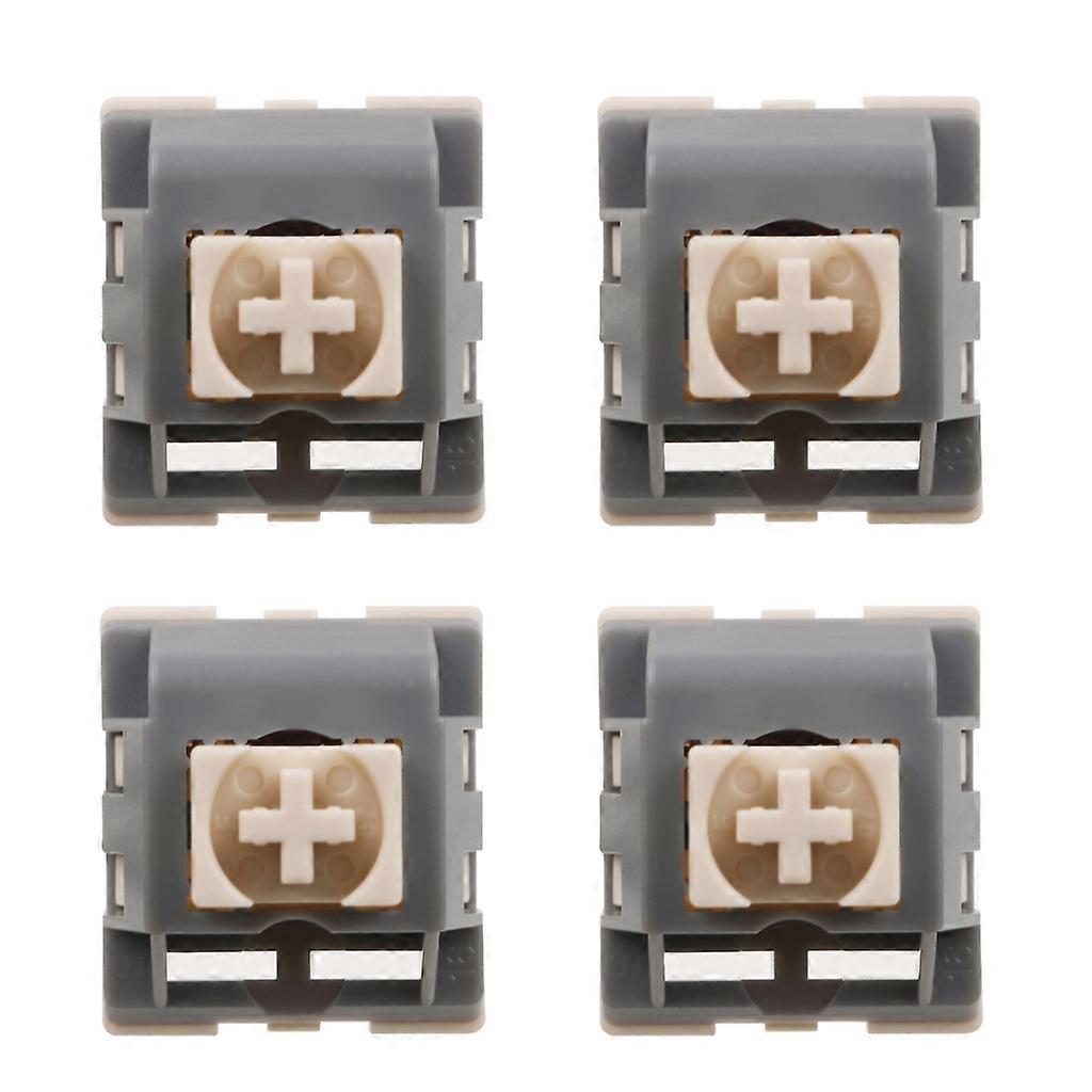 JWICK Gray White Linear Switch Dustproof Mechanical Keyboard Switches 4/10PCS