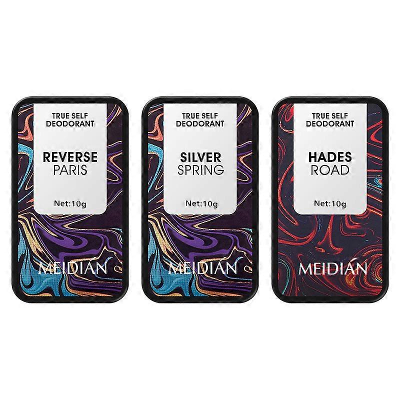 3PCS Solid Perfume Set 3pcs,Portable Perfume Long Lasting Unisex