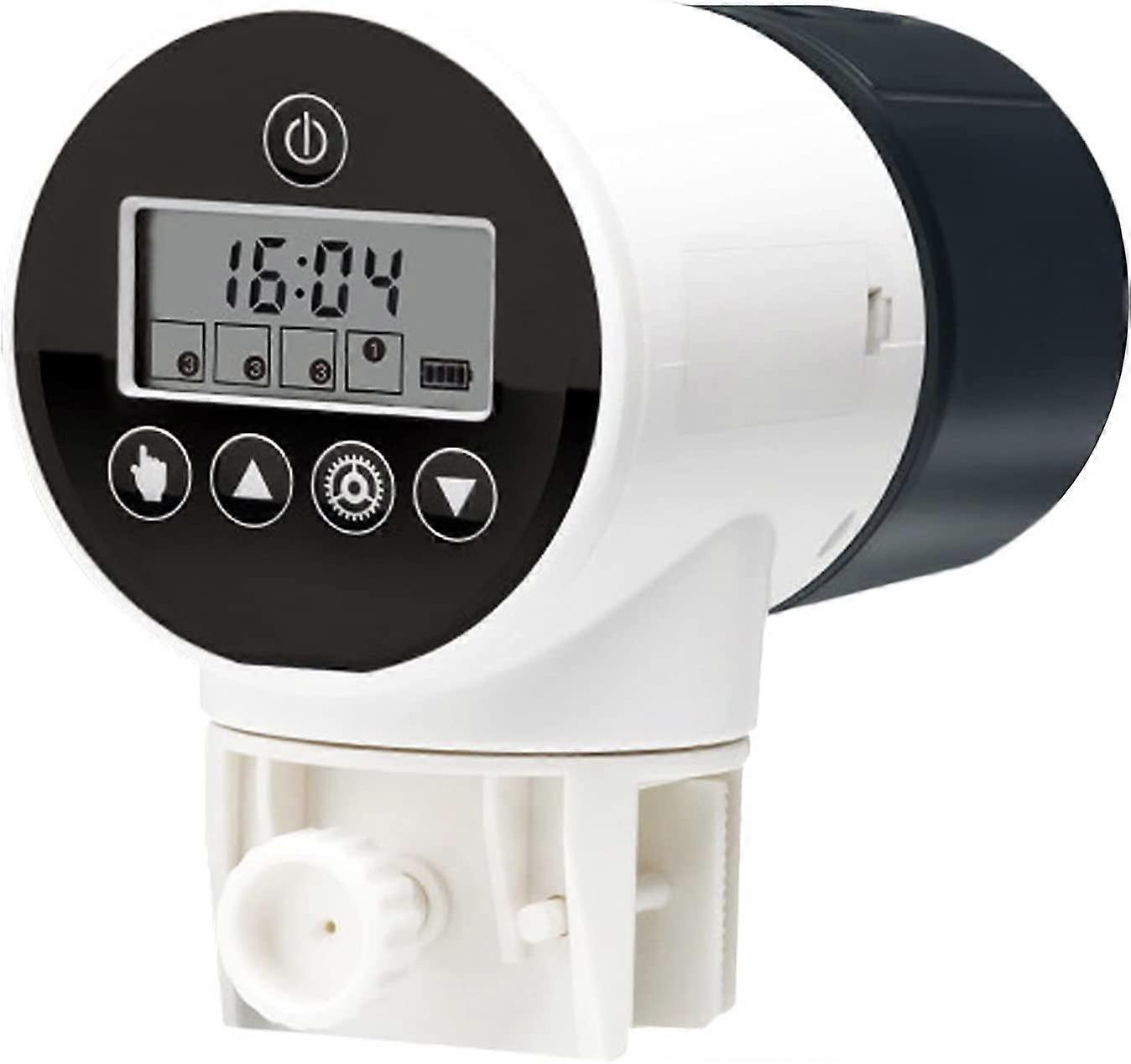 Automatic moisture proof fish feeder with LCD display,360swivel base