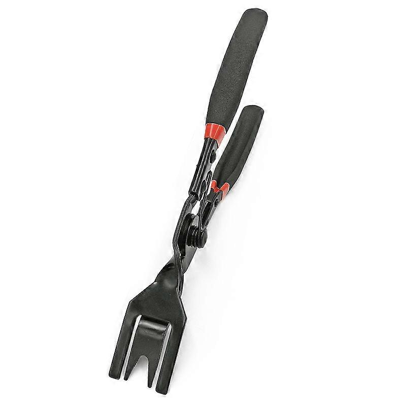 Polypropylene + Manganese Steel Staple Remover Pliers 235mm Rivet Holder Clips Anti-Rust Pliers Staple Extractor Pliers Non-Slip with Spring for Car