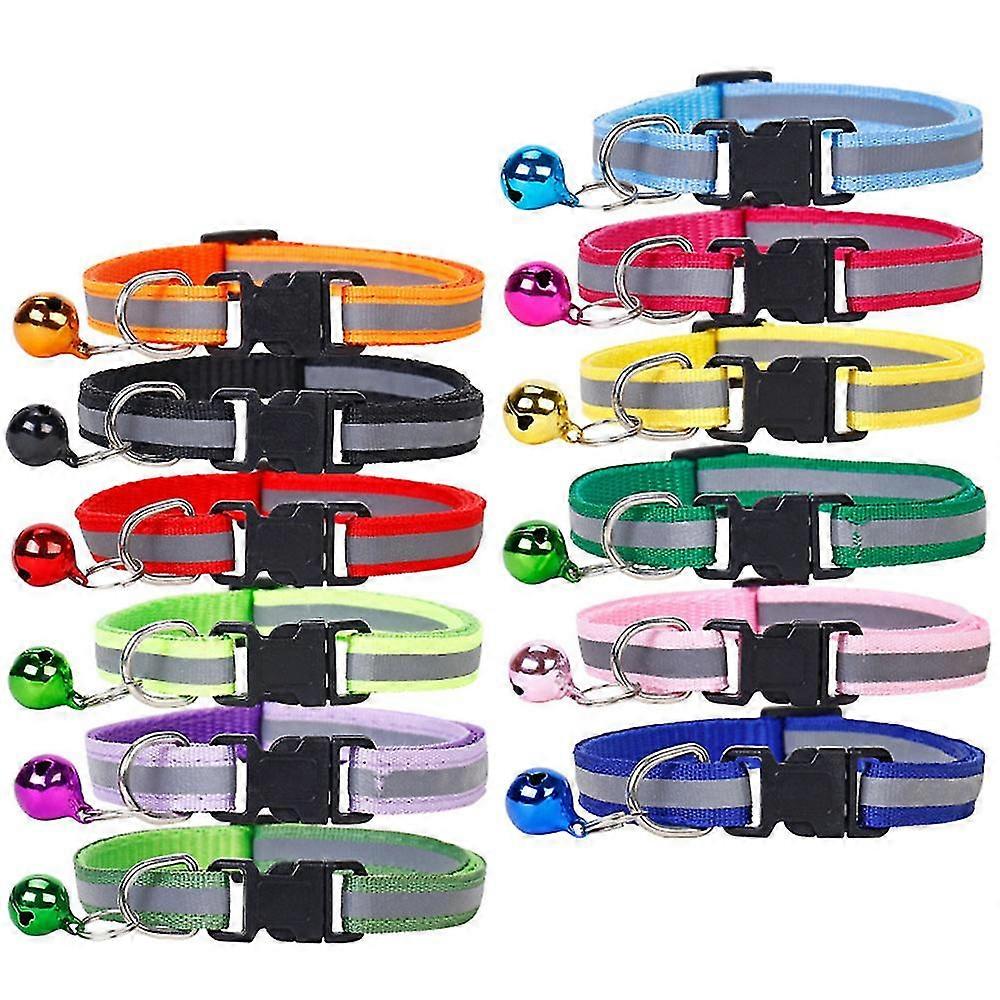 12pcs Puppy Collars For Litter With Id Tags Puppy Id Collars Whelping Puppy Collars Safety Buckle Soft