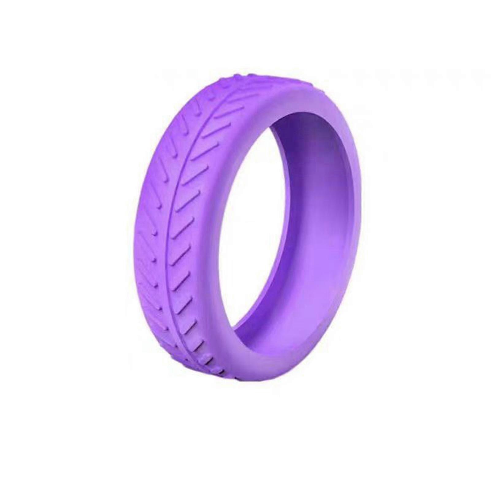 1/4 / 8pcs荷物スーツケースホイールカバーは、ほとんどの8スピンナーホイールラゲッジ用のノイズリダクションホイールカバーをミュートします