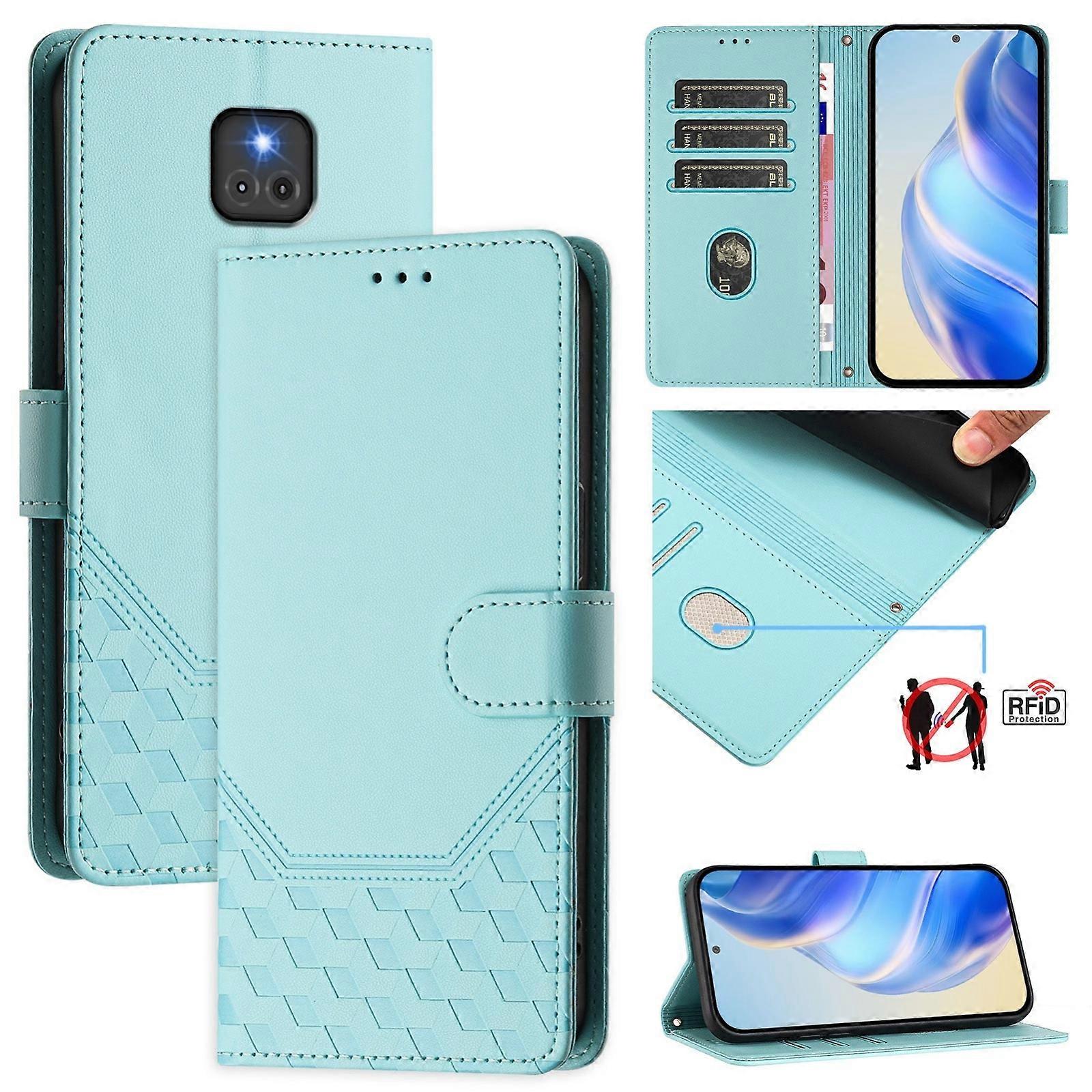 RFID Leather Case For Motorola Moto G Play 2021