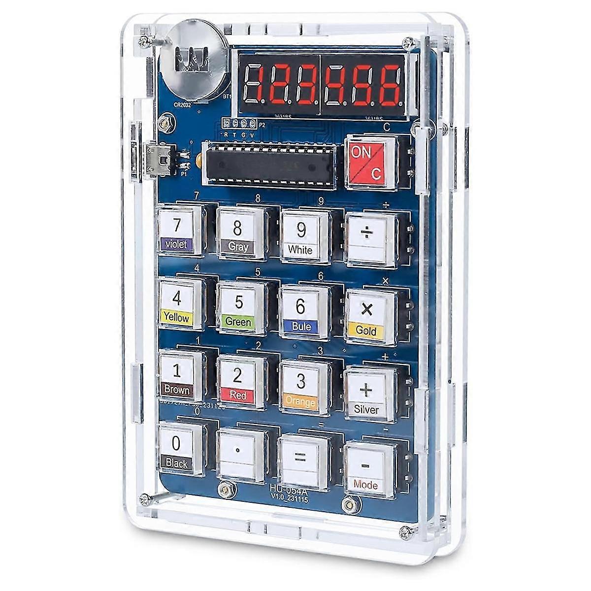 Welding Practice Kit, 6-digit Diy Calculator Kit Usb/battery Powered Desktop Calculator Welding Project Electronics Kit