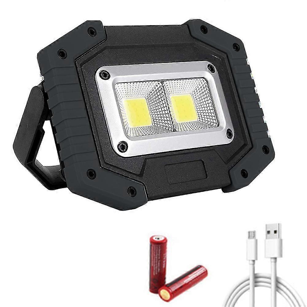 Led Work Light, 30w Rechargeable Work Light, Led Portable Waterproof Led Flood Lights Fo