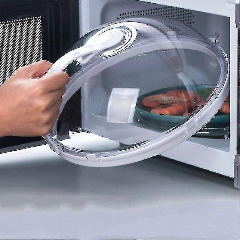 Tapa profesional resistente a derrames de alimentos para microondas con asa Tapa resistente al calor para microondas