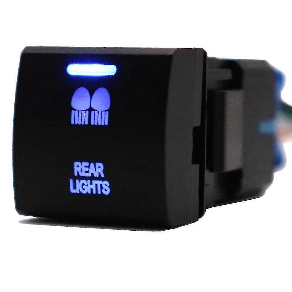 12v Dash Push Button Switch On-Off Blå LED til Toyota Rav4 Camry Hiace Corolla