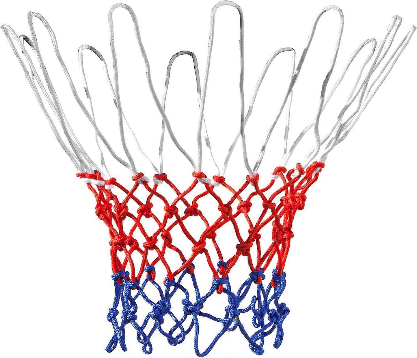Nylon Basketball Net Red/White/Blue 12 Loops