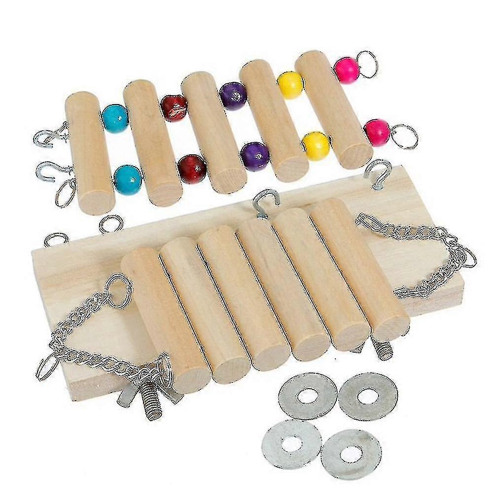 2pcs/set Hámster Juguetes Swing Parrot