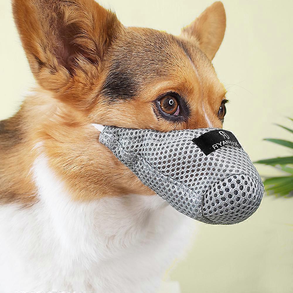 Mesh Dog Muzzle Pet Mouth Mask Anti Biting Dogs Traning Muzzle No Bite Anti Bark For Small Medium Dog Yorkshire Chihuahua