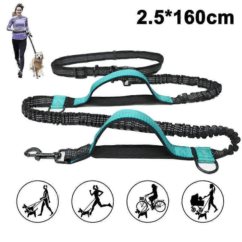 Jogging Dog Leash, Upgrade Hands-free Dog Leash With Two Bungees