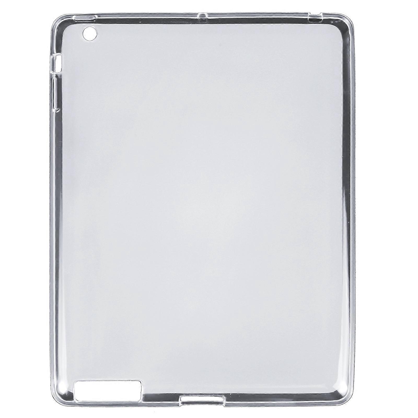 Frosted TPU Tablet Case For iPad 4 / 3 / 2 / 1
