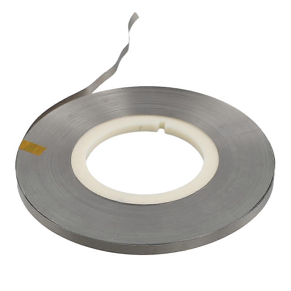 1 كجم سمك 0.15 مم × 8 مم شريط فولاذي مطلي بالنيكل 18650 بطارية آلة لحام بقعة صفائح النيكل