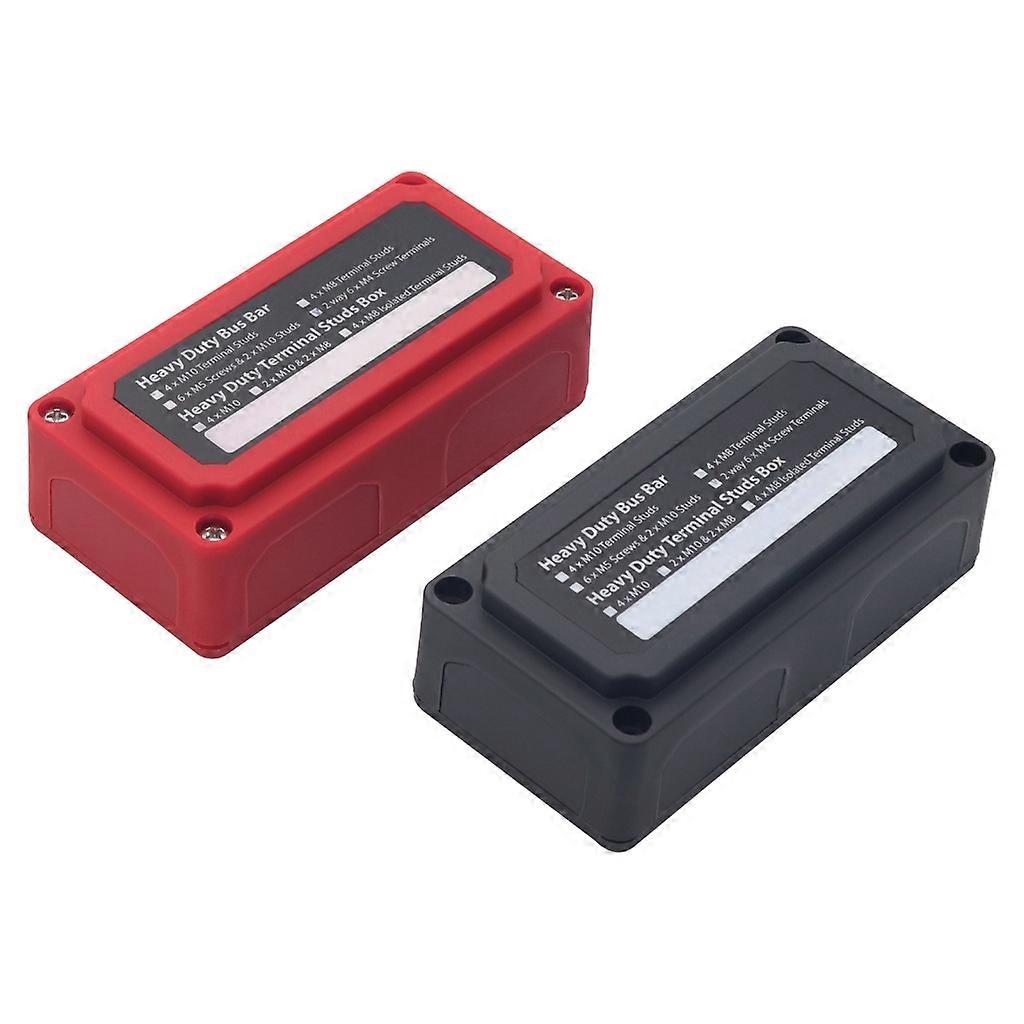 Convenient Battery Distribution Terminal Board with Removable Sides for Car Boat RVs Yacht Suitable for 48V Vehicles