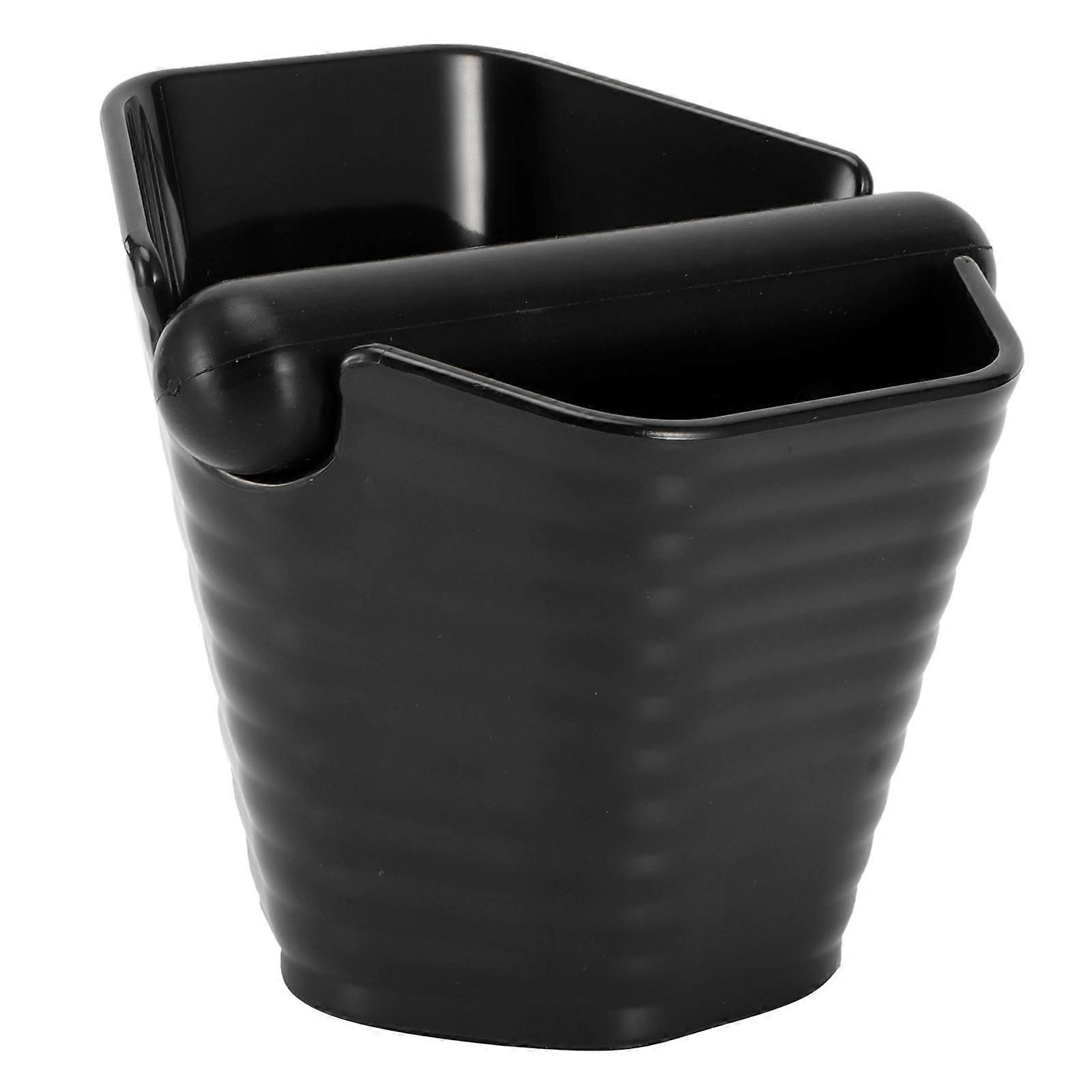 Coffee Knock Box Hexagonal Style Non-Slip Grounds Bucket with Knock Bar for Household Use