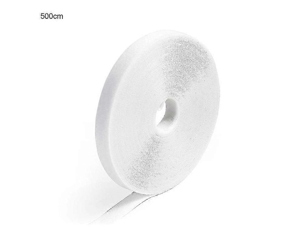1 Roll Reusable Plant Tape Easy Use Multi-color Cuttable Multifunctional Data Cable Strap for Garden-White 5 m