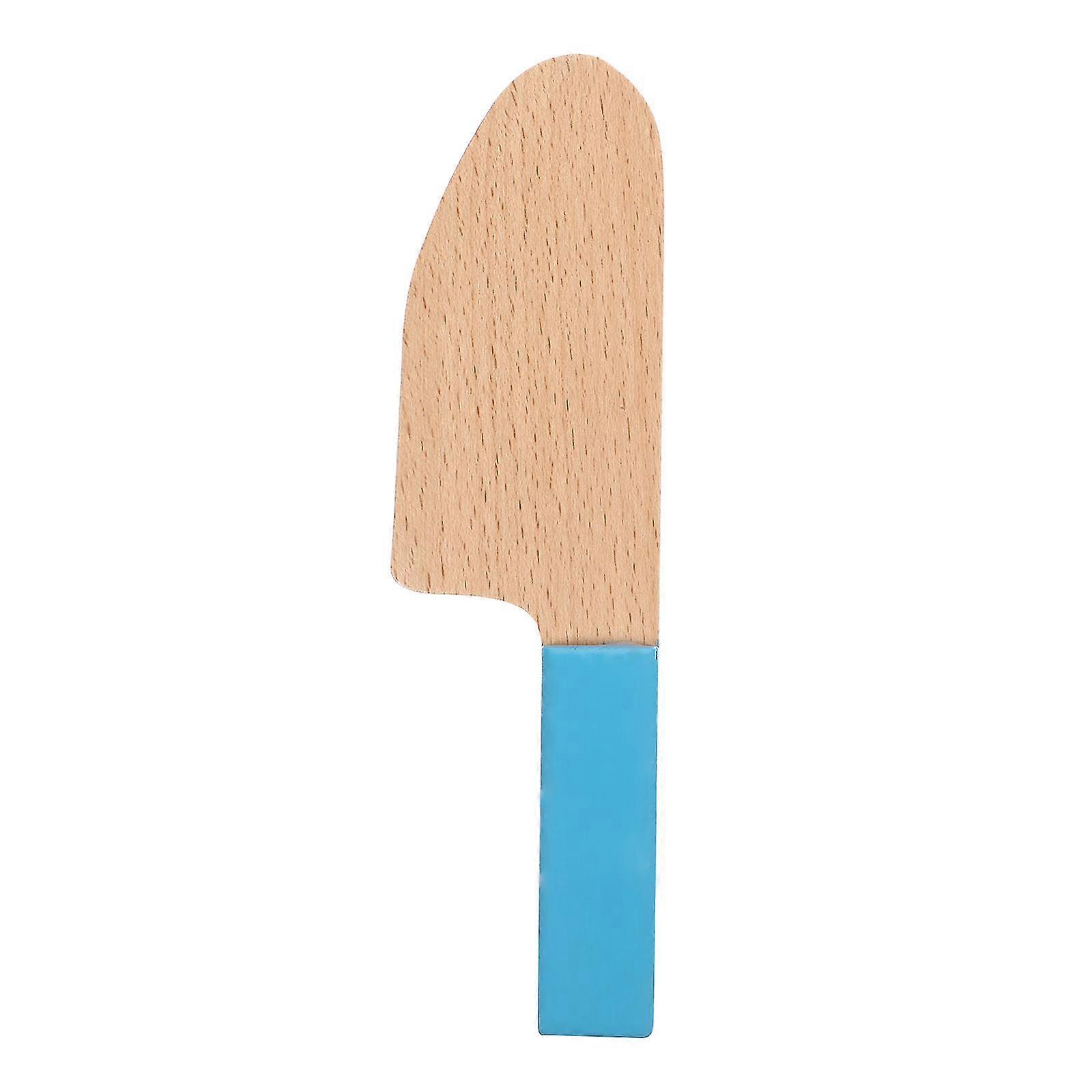 Kid Knives Toy Funny Child Cutter Toy Kitchenware Plaything Wood Knives Toy-c