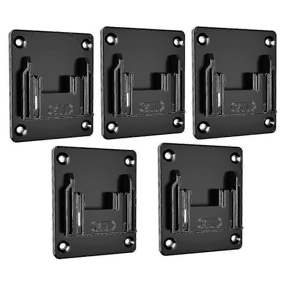 Wall Mount Machine Storage Rack  Holds 5pcs Electric Tool Holder Bracket for Fixing Devices