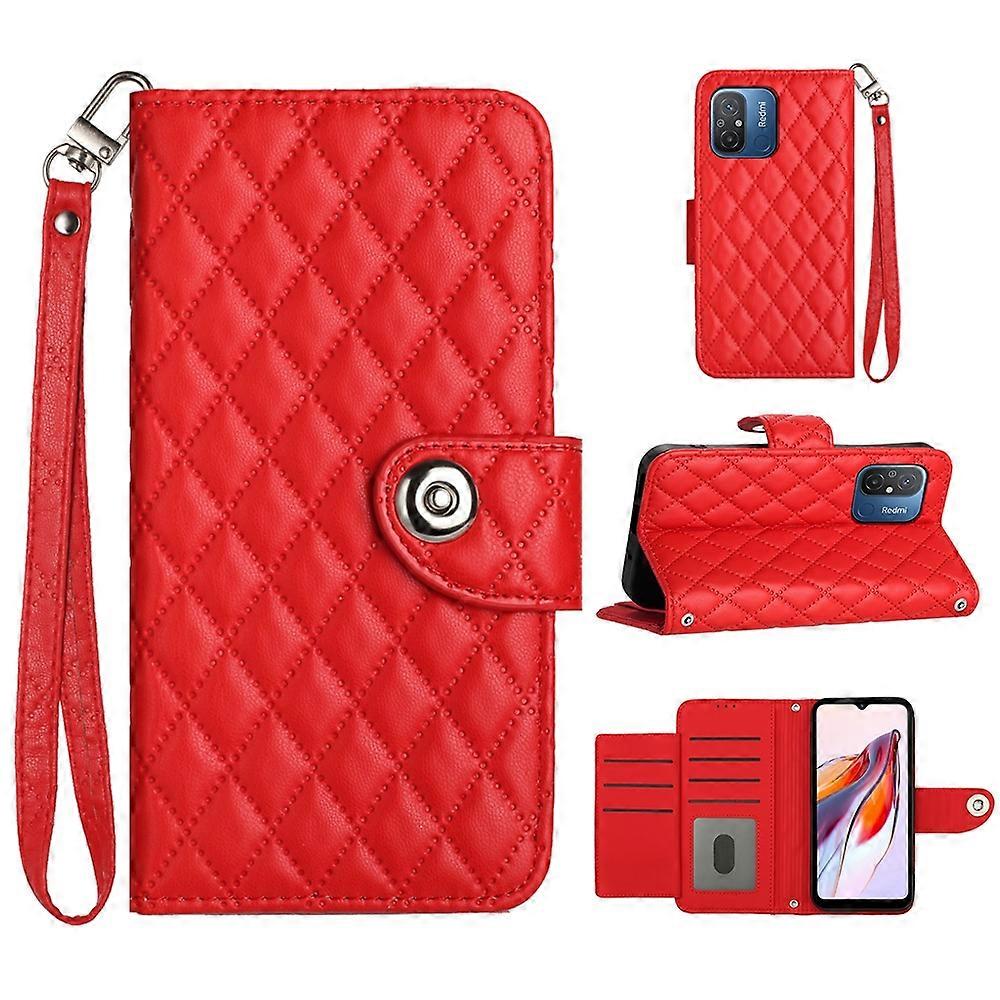 Rhombic PU Case For Xiaomi Redmi 12C / 11A / Poco C55