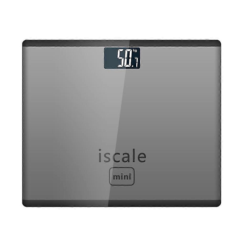 Mini Electronic Digital Weight Scale Tempered Glass LED Display Body Fat Scale-ZZY