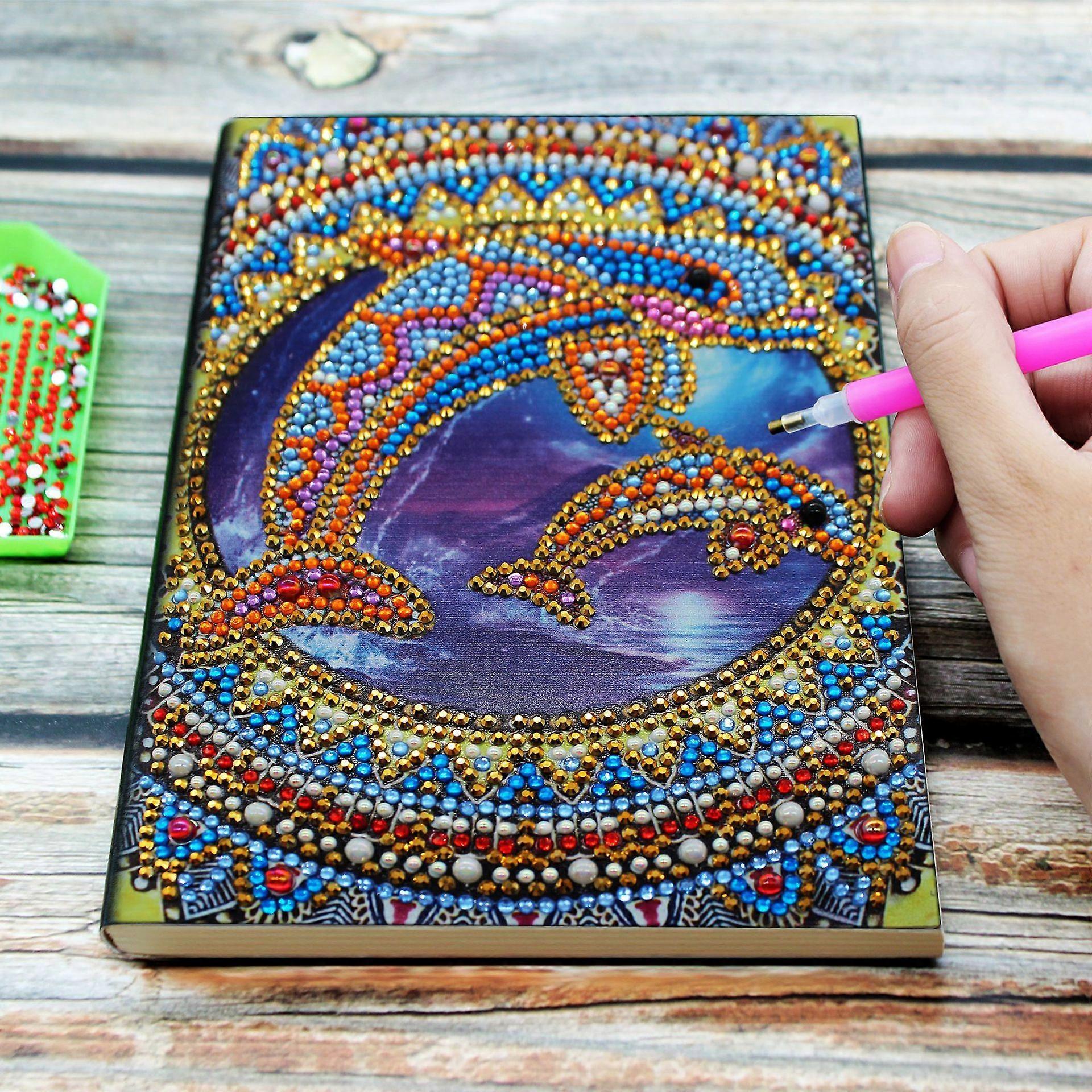 Special-shaped notebook with DIY diamond painting (style 13)
