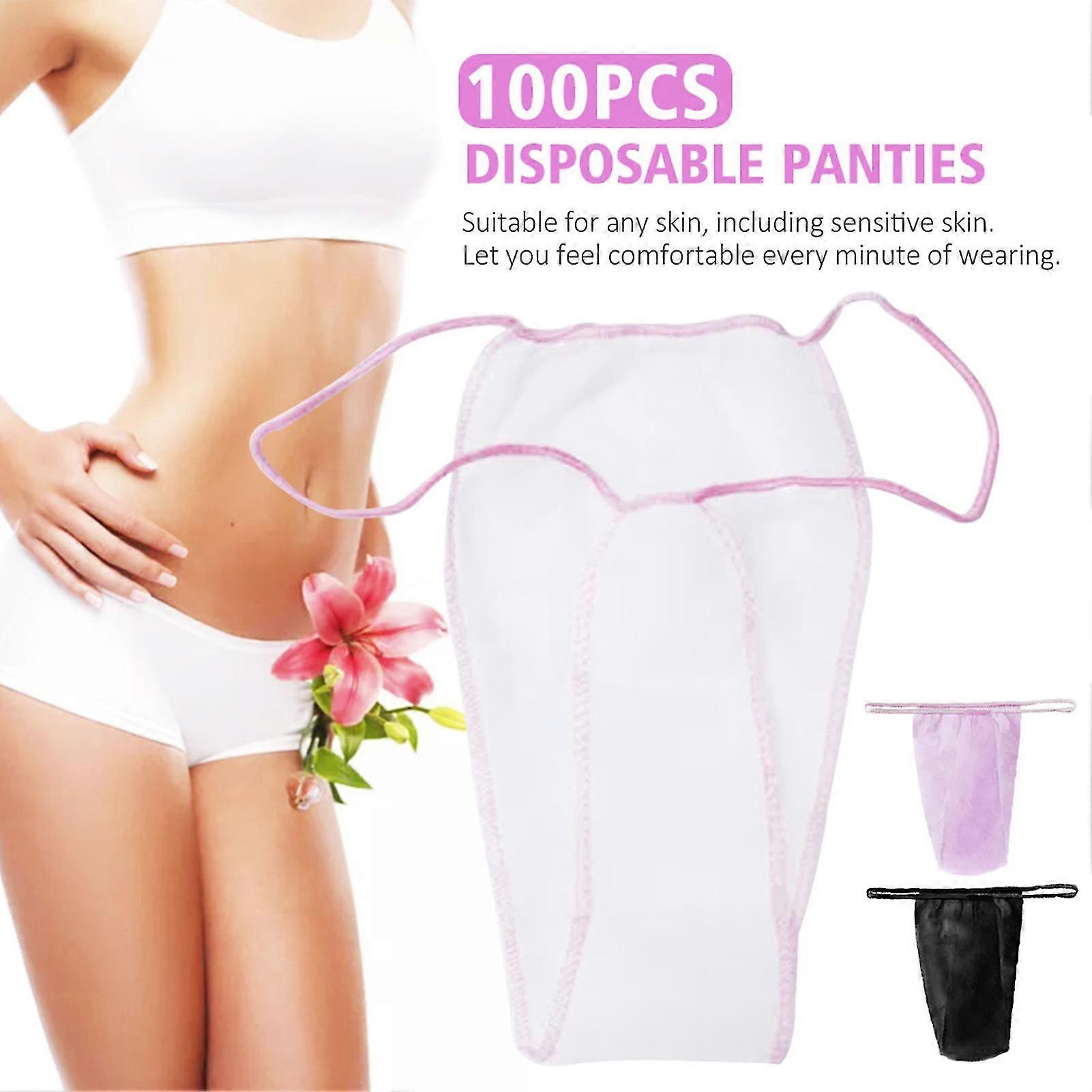 100pcs/set μίας χρήσης εσώρουχα ζώνη T Thong βολικές γυναίκες υγιεινό T Thong εσώρουχα για spa