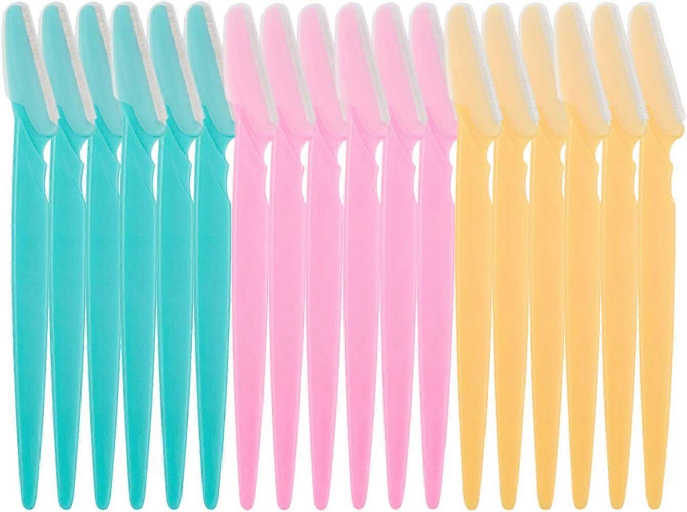 18 Pieces Eyebrow Razors Eyebrow Razors Shavers for Face and Face Dermaplaning Exfoliating for Women and Men