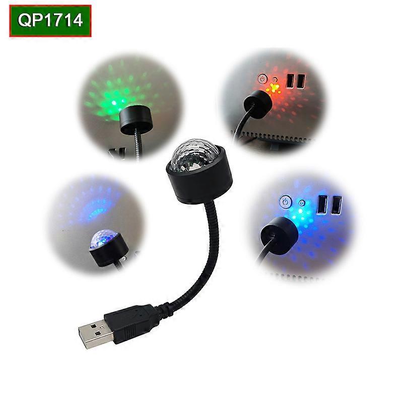 Car Mood Light Car Interior Roof Atmosphere Starrry Sky Lamp LED Projector Star Light Nightclub LED Lights Voice-activated Light