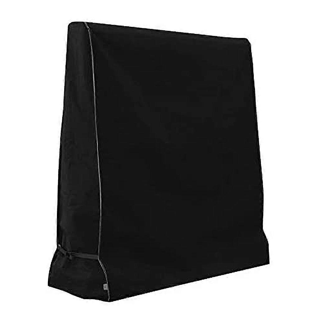 Ping Pong Table Tennis Table Cover Ping Pong Table Cover420D Oxford Cloth- Black 165 x 70 x 185 cm