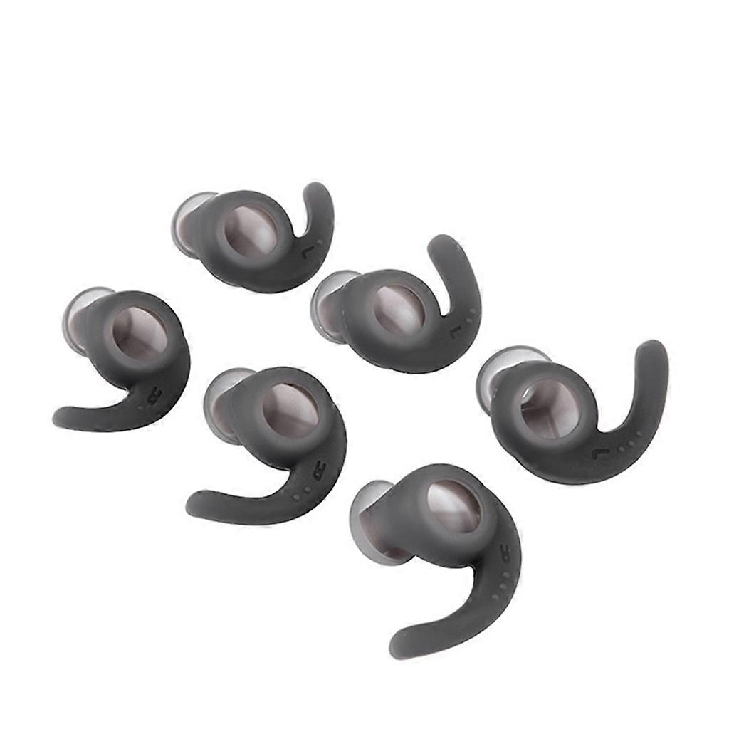 3 Pairs Silicone Ear Tips Earbud Earhook In-Ear Bluetooth-compatible Earphone