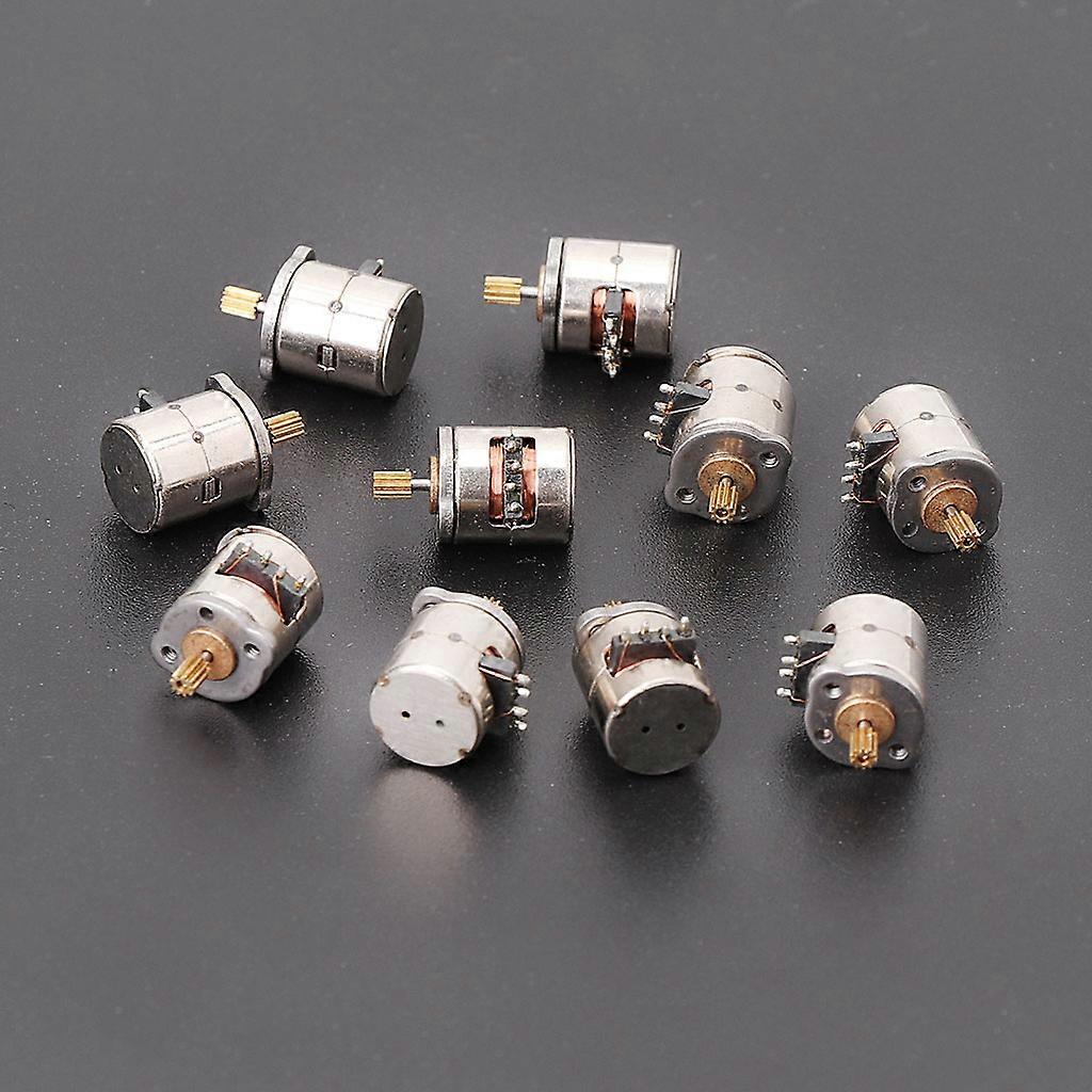 10Pcs 3V 2 Phase 4 Wire Dia.8mm Stepper Motor Micro For Digital Products Camera