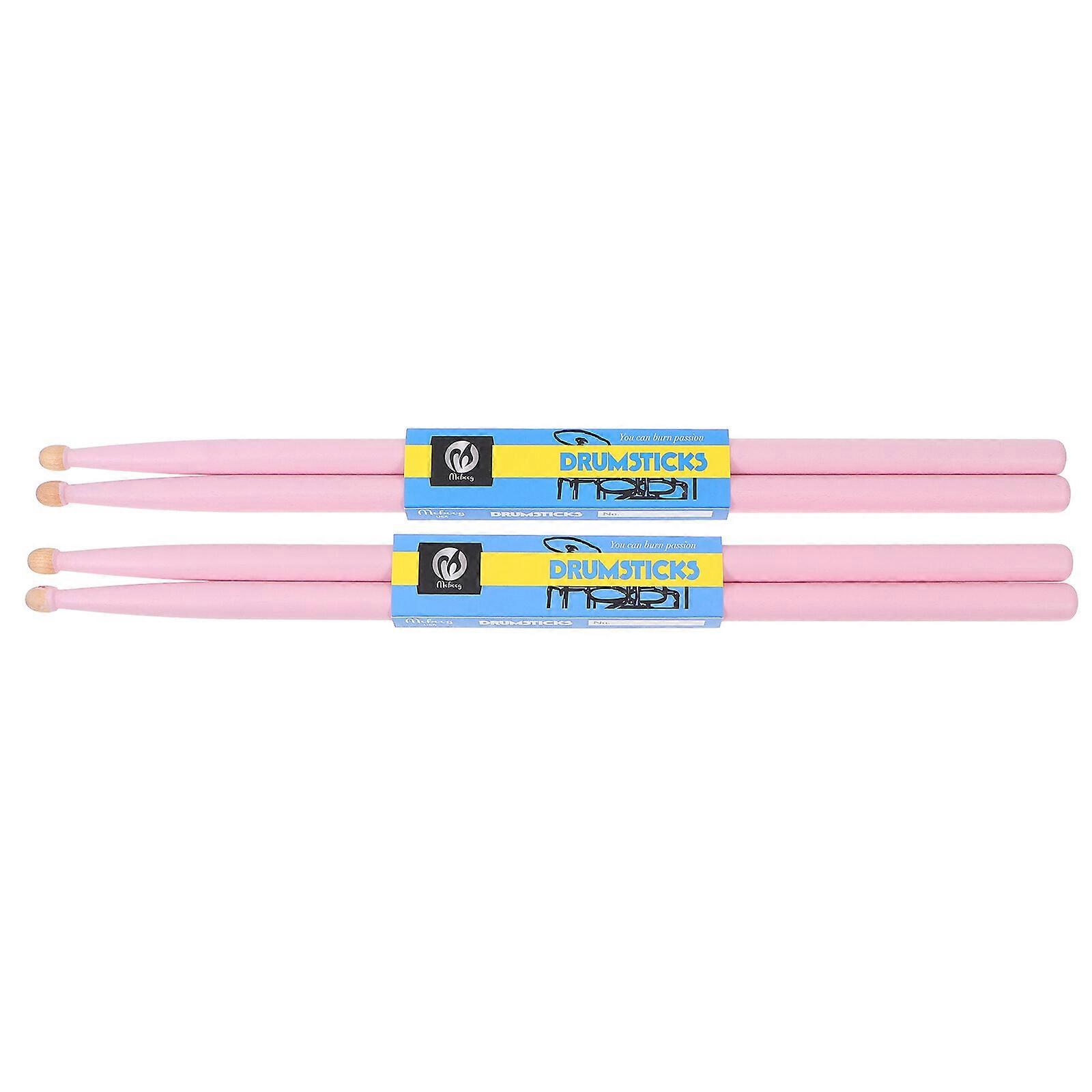 2 Pairs Drum Stick Percussion Instrument Stick Maple Drum Sticks Wood Drumsticks