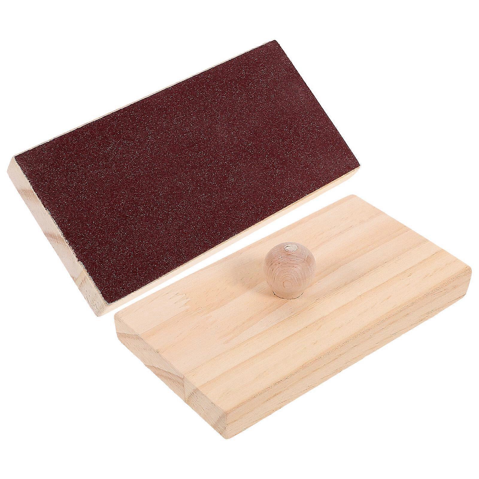2pcs Wood Sand Blocks Sound Orff Instruments Education Sand Board Percussion Instruments