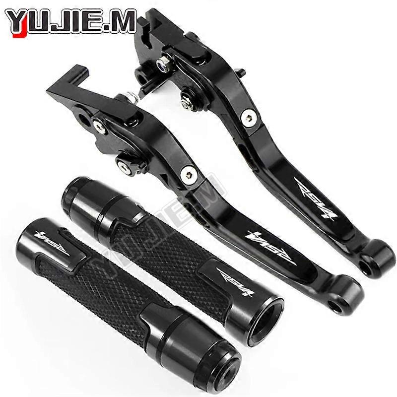 FOR Aprilia RSV4 RSV4R FACTORY 2009-2023 Motorcycle Accessories Aluminum Folding Brake Clutch Levers Handlebar Handle Grips Ends