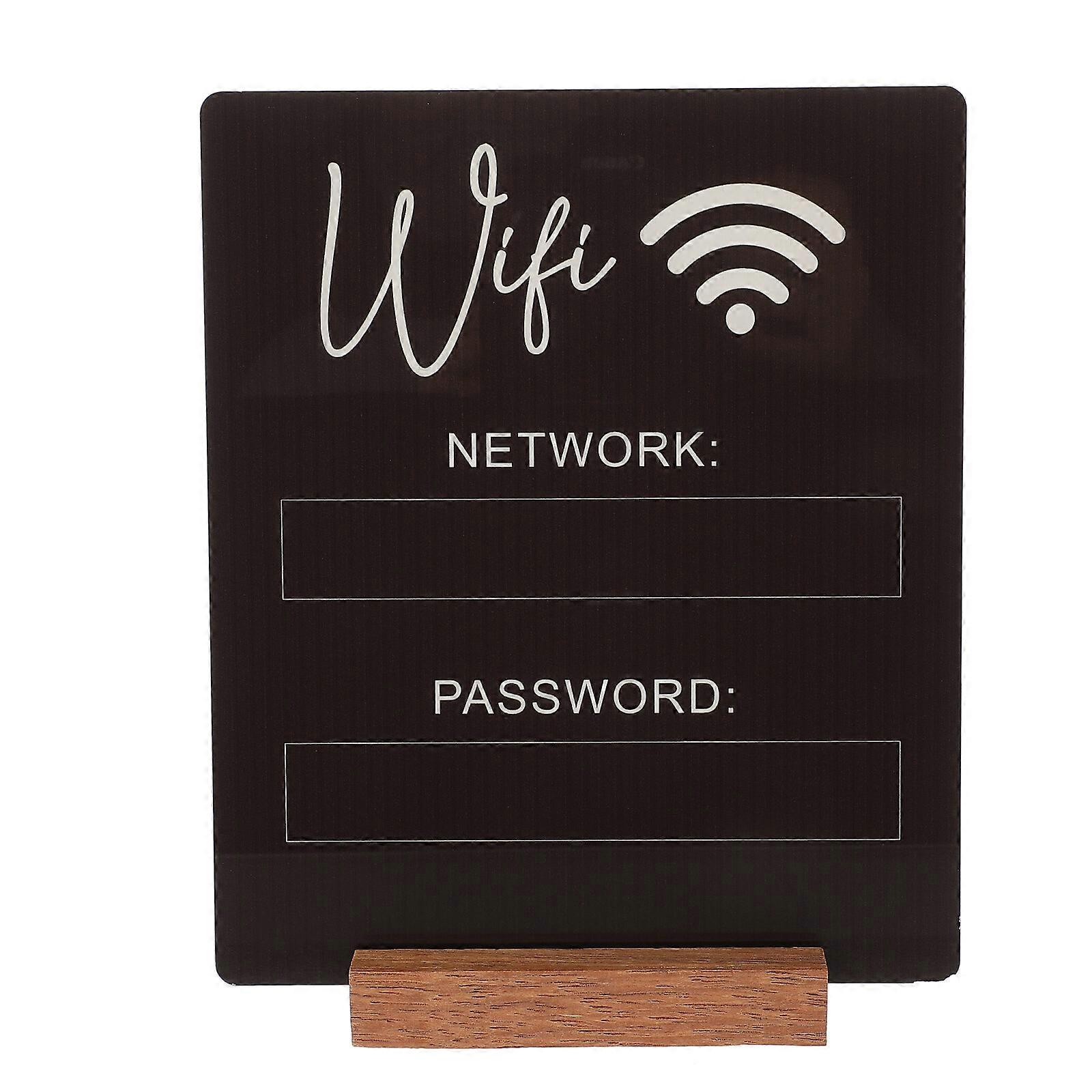 Wifi Password Sign WiFi Acrylic Sign WiFi Sign WiFi Board WiFi Password Reminder Sign