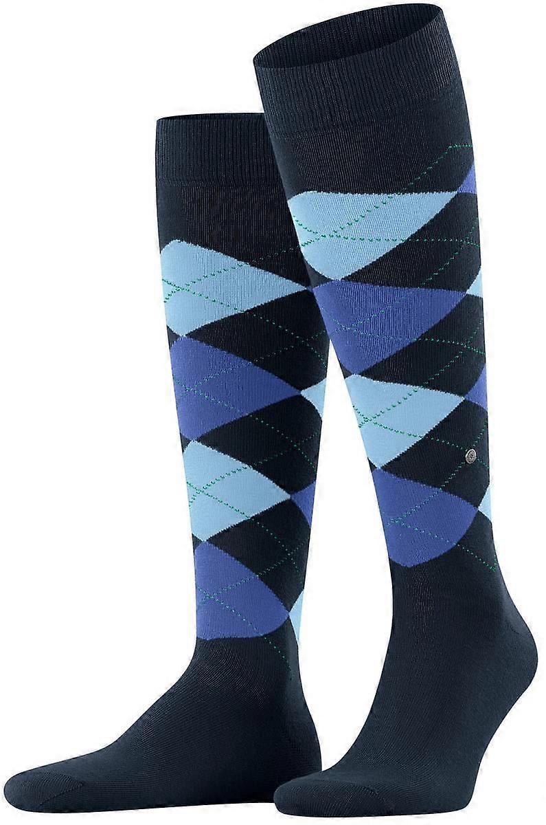 Burlington King Knee High Sock - Marine Blue