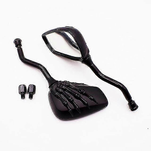Qx Universal Motorcycle Skull Hand Rearveiw Mirrors For Suzuki Boulevard M109r M50 Waterproof And Clear Motorcycle Rear View Mirror