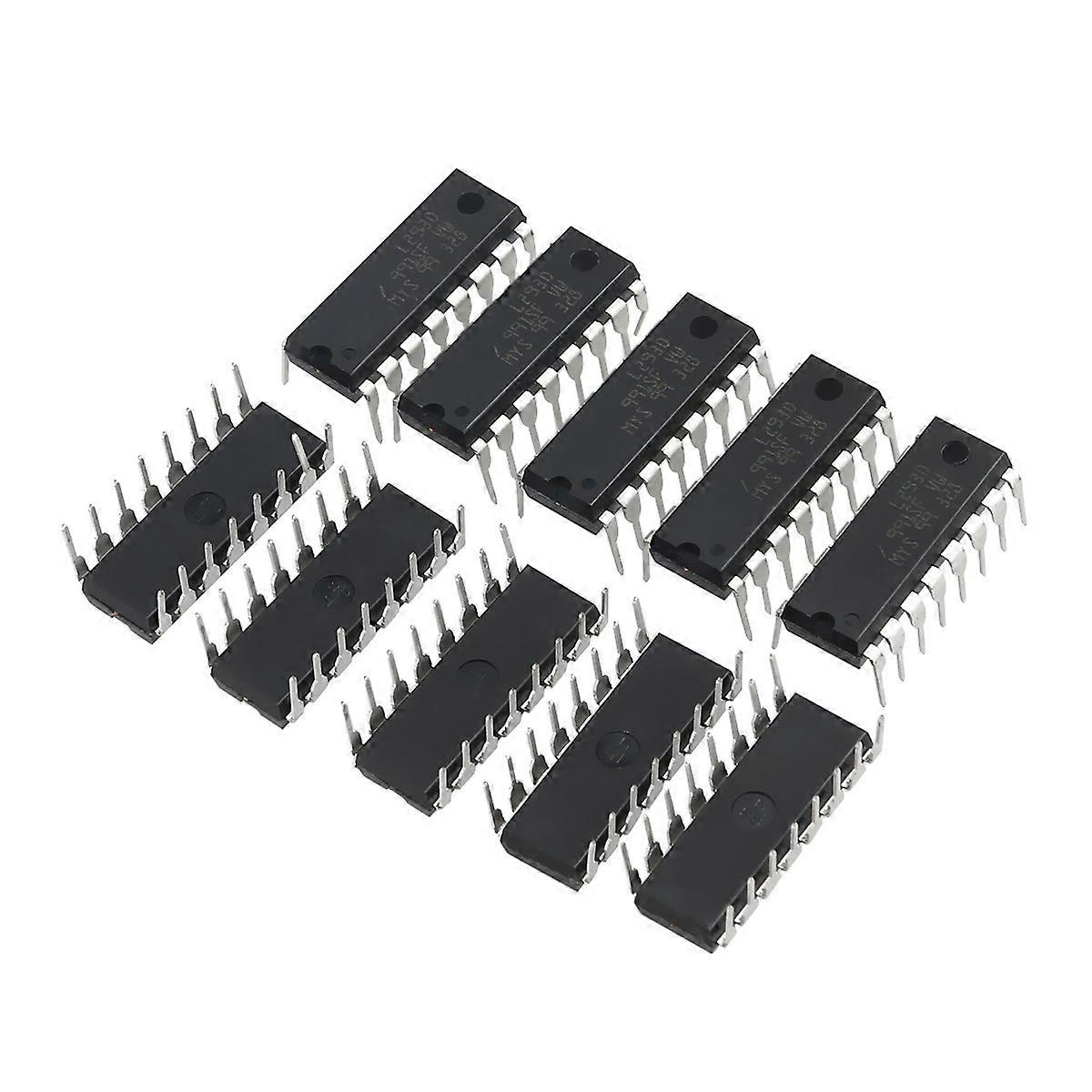 10 Pcs Stepper Driver L293D Motor Drivers L293D Motor Controller IC L293D Motor Controllers IC Dc Motor