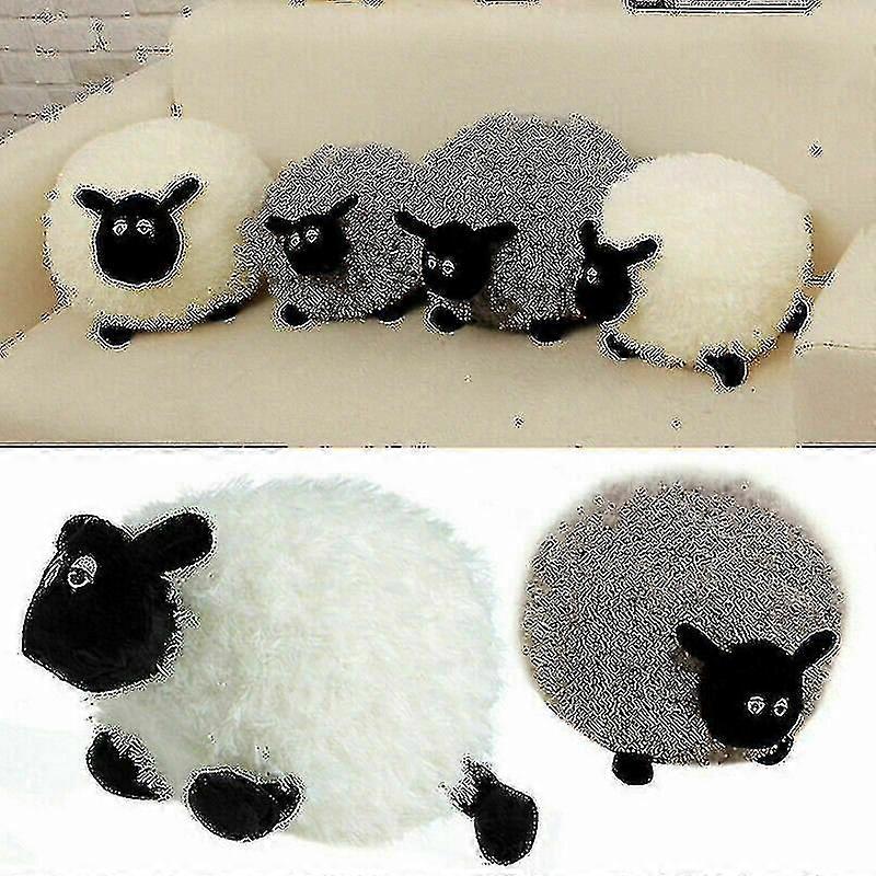 רך ממולא כבשים קטיפה כרית ספה בית תפאורה כרית צעצועים מתנות לילדים E I