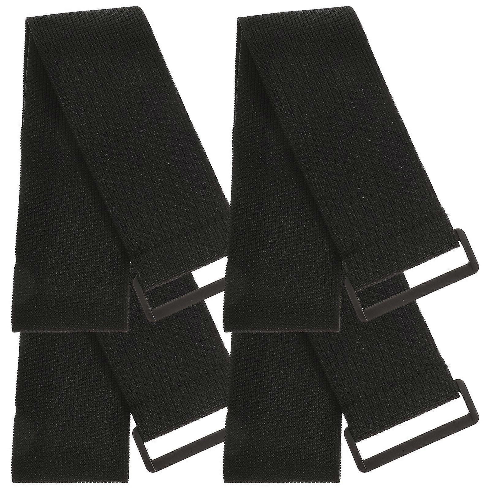 4pcs Hook and Loop Strap Elastic Strap Multipurpose Strap Reusable Cinch Strap