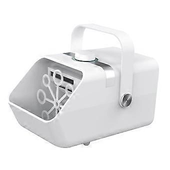 DC5 V Bubble Machine Automatic Bubble Blower Bubble Maker USB-Type C chargings Port/ 8 Holes Design/ 2 Speeds Adjustable/ 450ML Jar for Parties Weddin